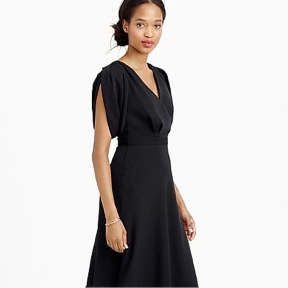J. Crew Felicity Floor Length Black Gown Size 00 - Picture 4 of 7